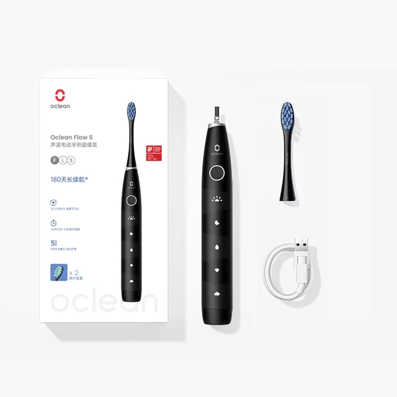 Electric Toothbrush With 3 Heads And 5 Modes