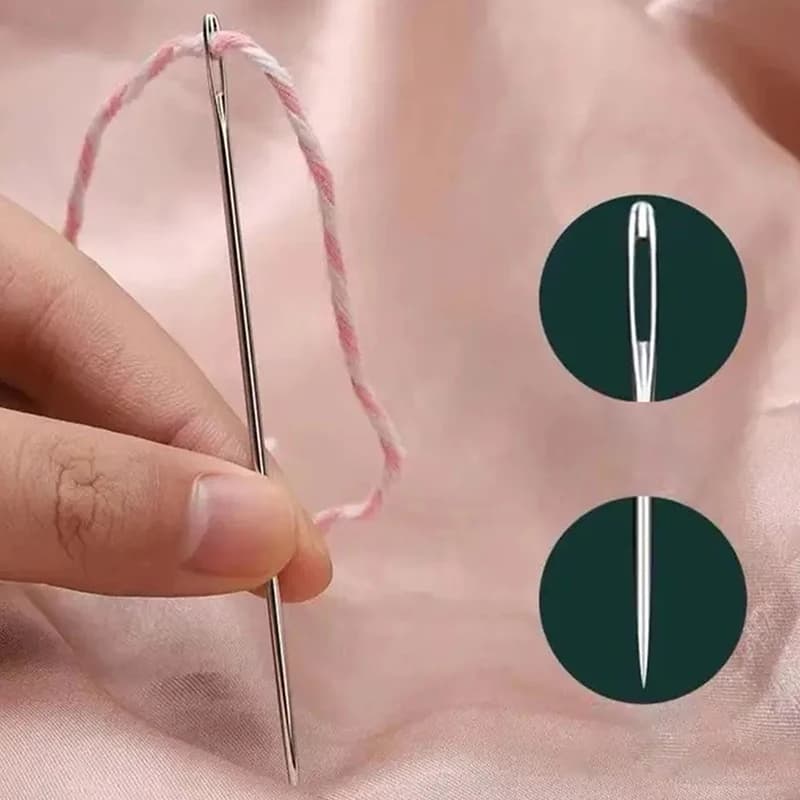 Sewing Needle and Thread Set with Steel Needles
