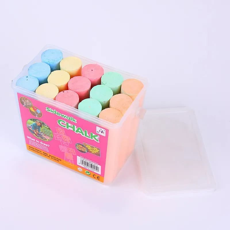 Washable Jumbo Sidewalk Chalk Set