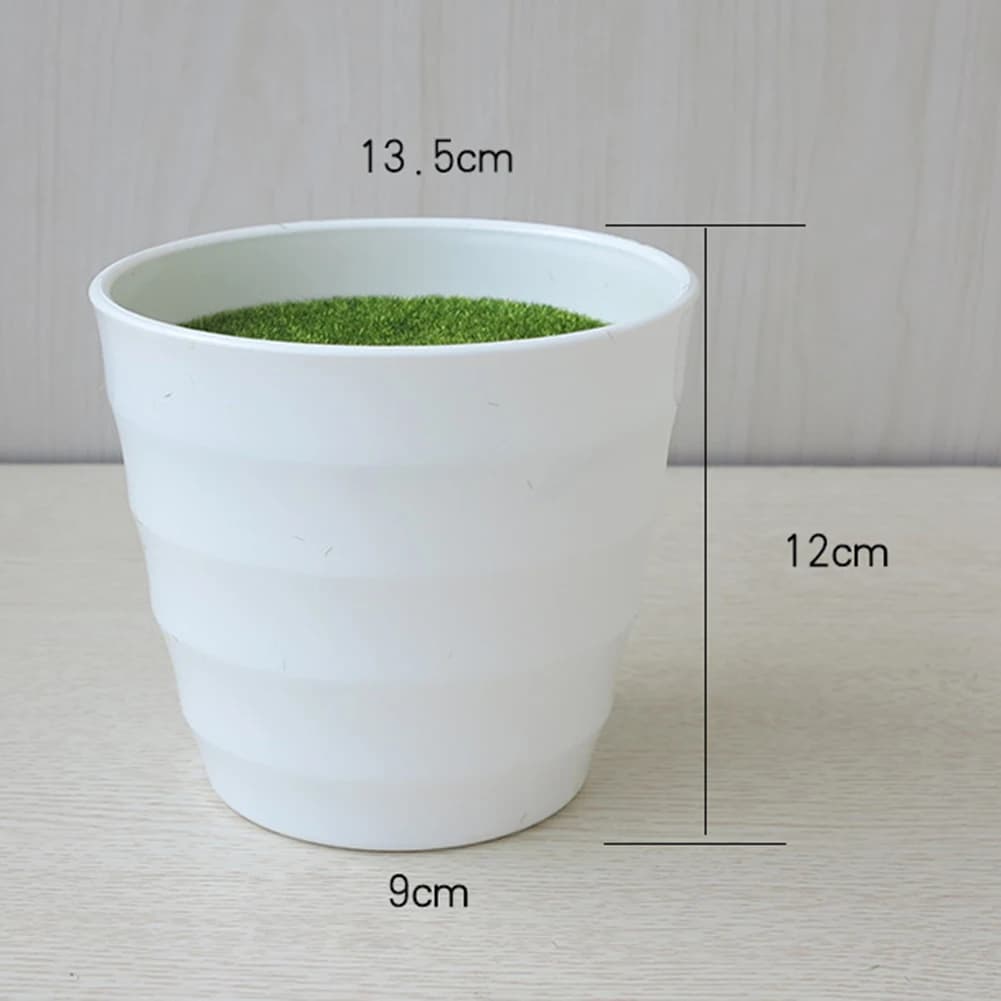 Artificial Plant Pot with Grass Base
