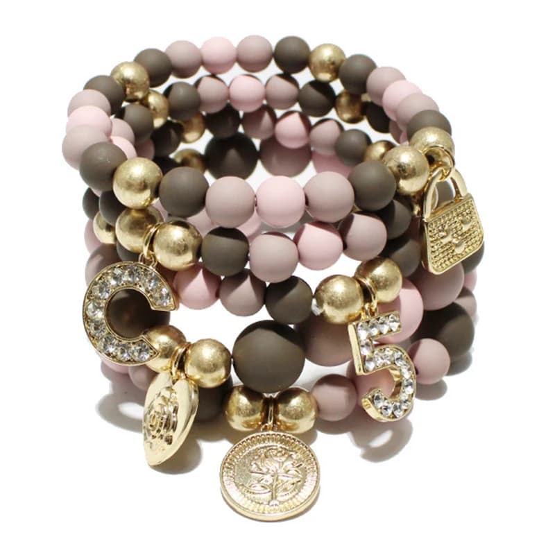 Bohemian Stretch Beaded Bracelets Set