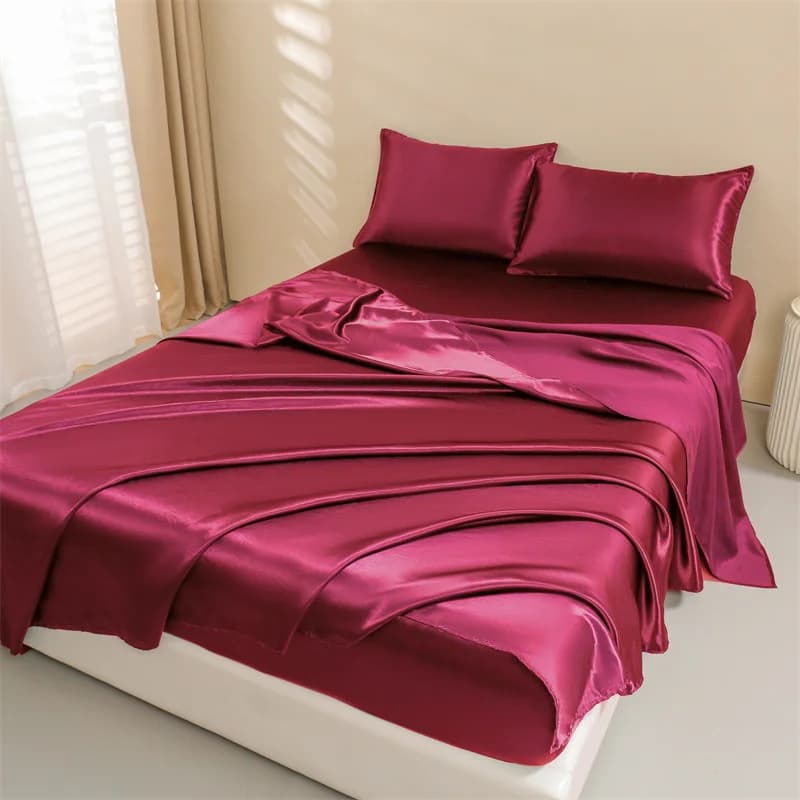 Satin Queen Sheet Set
