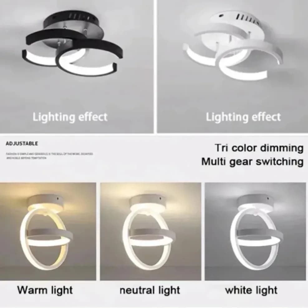 LED Strip Aisle Ceiling Lights Modern Minimalist Living Room Lamps For Balcony Entrance Home Decor Fixtures various styles