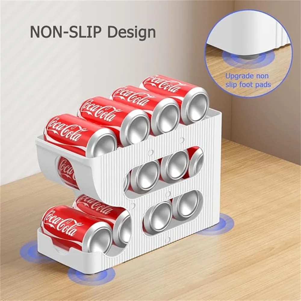 Soda Can Dispenser Fridge Storage