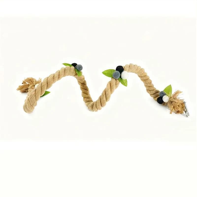 Spiral Rope Perch for Parrots 39 Inches