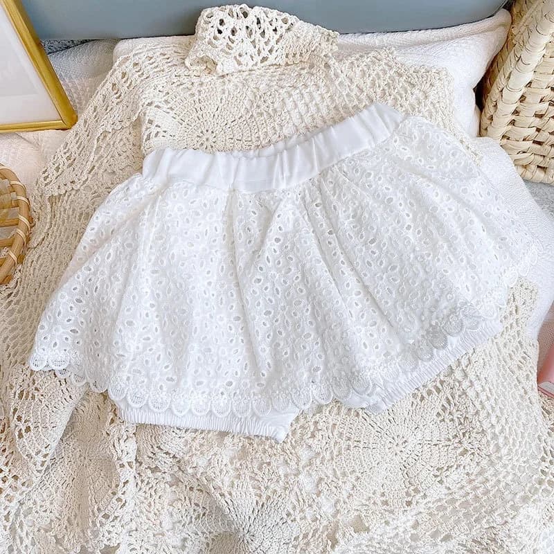 Baby Girl Summer Cotton Halter Vest Denim Shorts Set