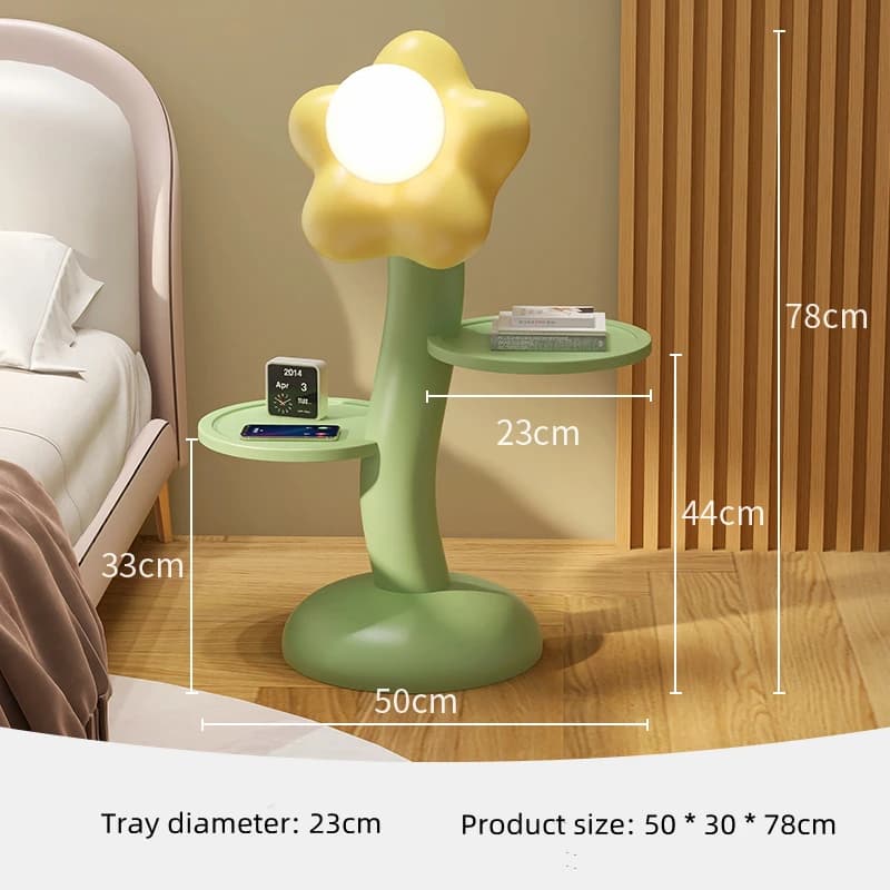 Home Decor Creative Flower Side Table Living Room Cabinet Sofa Floor Tea Table Nordic Style Crafts Decorative Small Corner Table