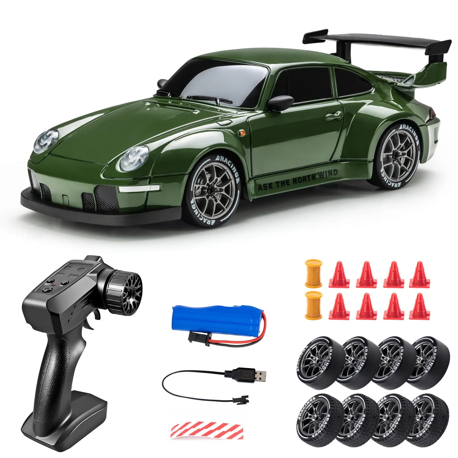 24 Speed Four-Wheel Drive RC Drift Car