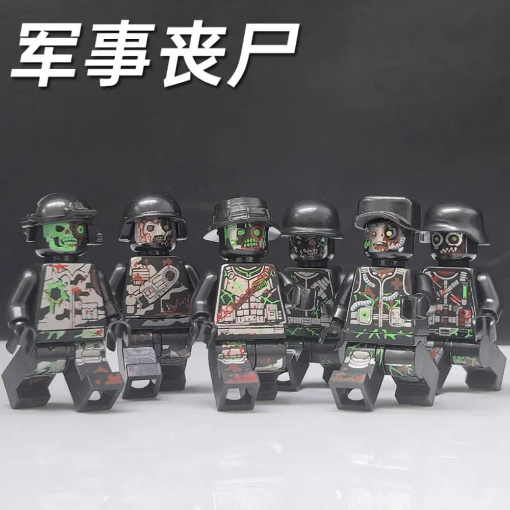 Building Block Humanoid Mini Figures