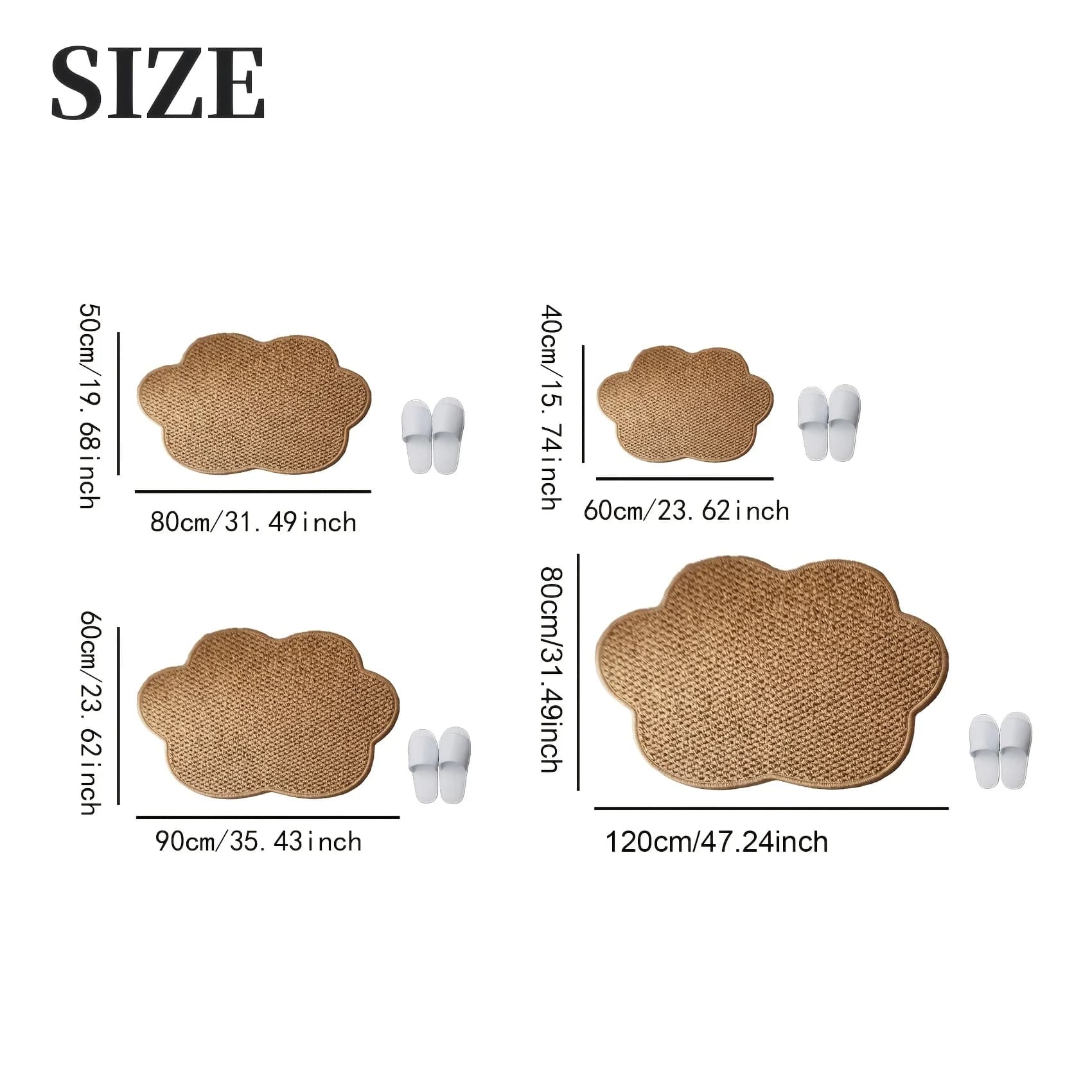 Cloud-Shaped Doormat
