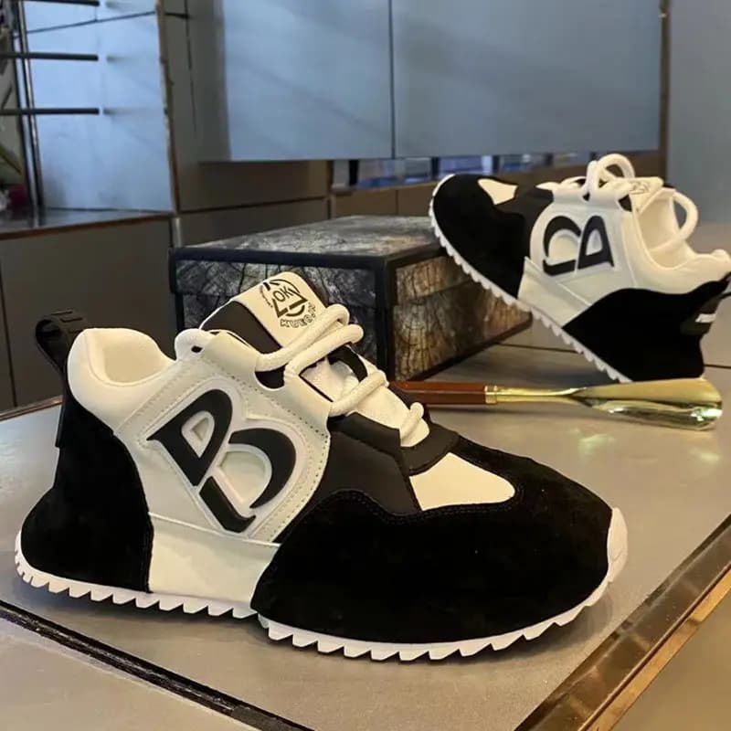 Sneakers Man High-top Comfortable Winter Lace-up Casual Walking Shoes Outdoor Sports Fashion Luxury Design Walking Shoes Men