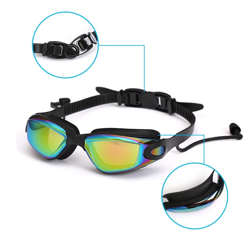 Swimming Goggles with Ear Plugs