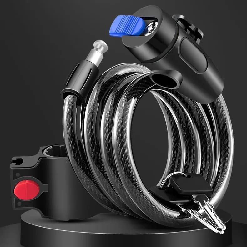 Steel Cable Bike Lock with Key