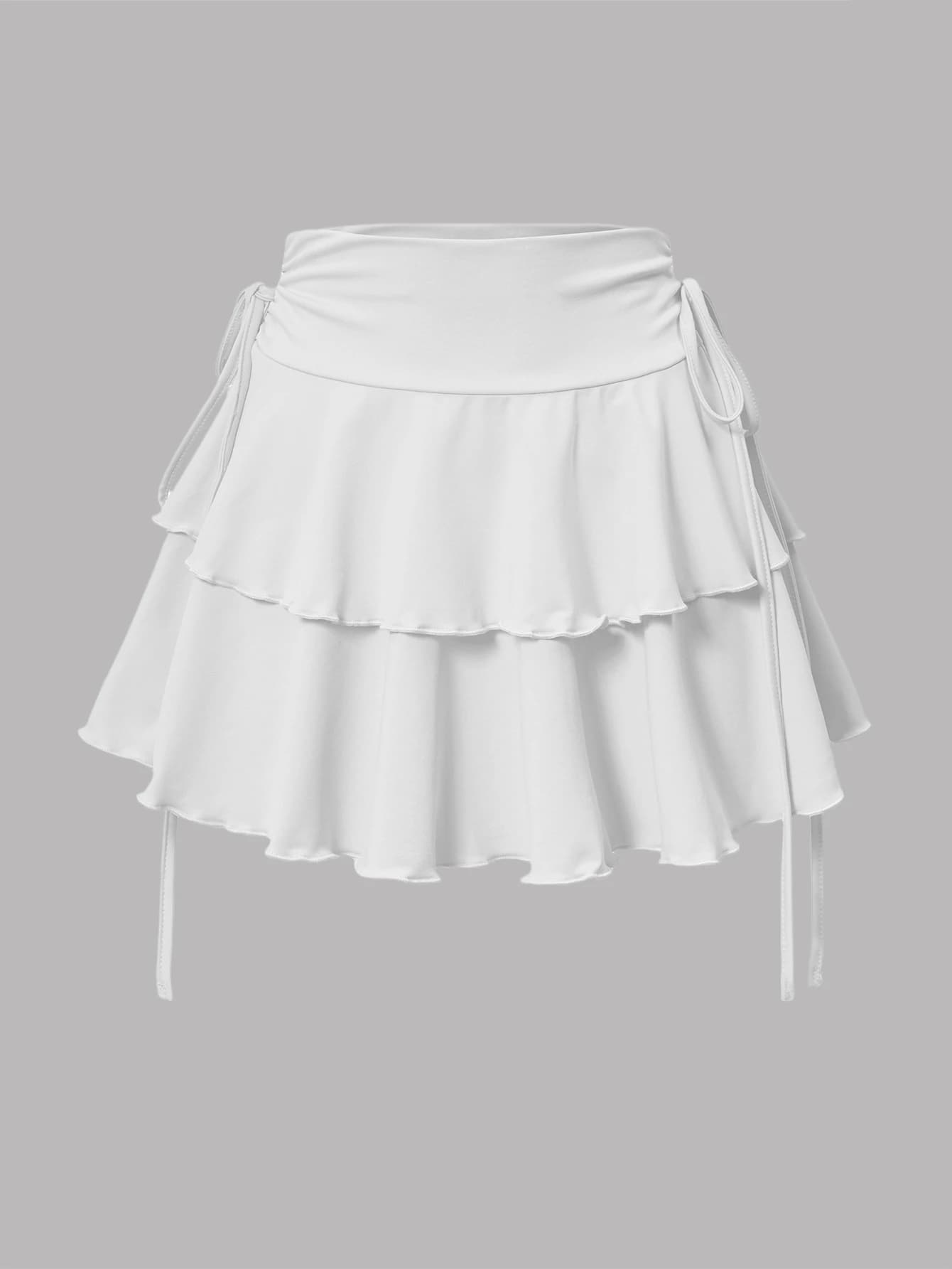 Women's Solid High Waist Slim Fit Summer Skirt