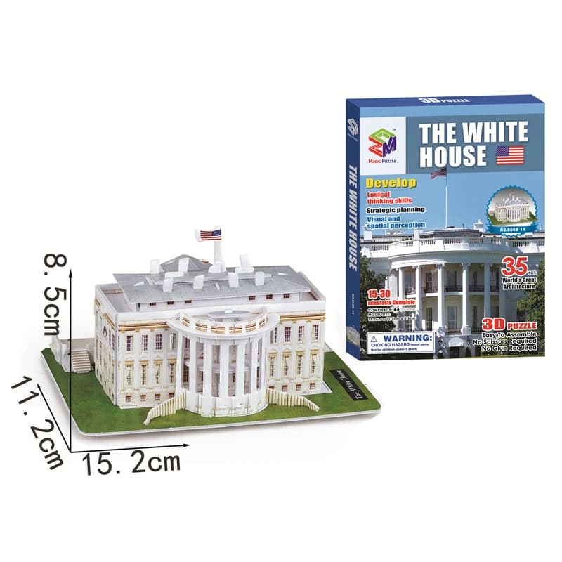 3D Jigsaw Puzzle Building Toy