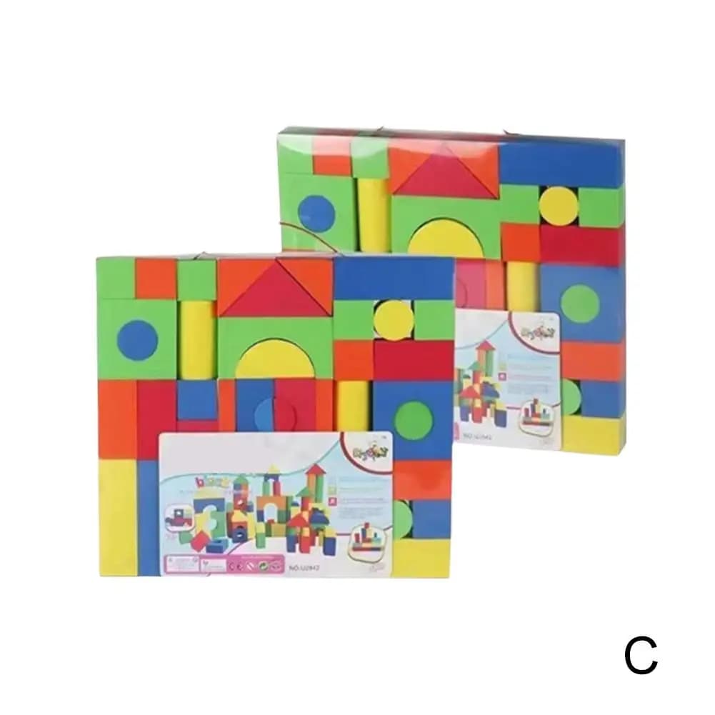 EVA Foam Building Blocks Set with Storage Bag