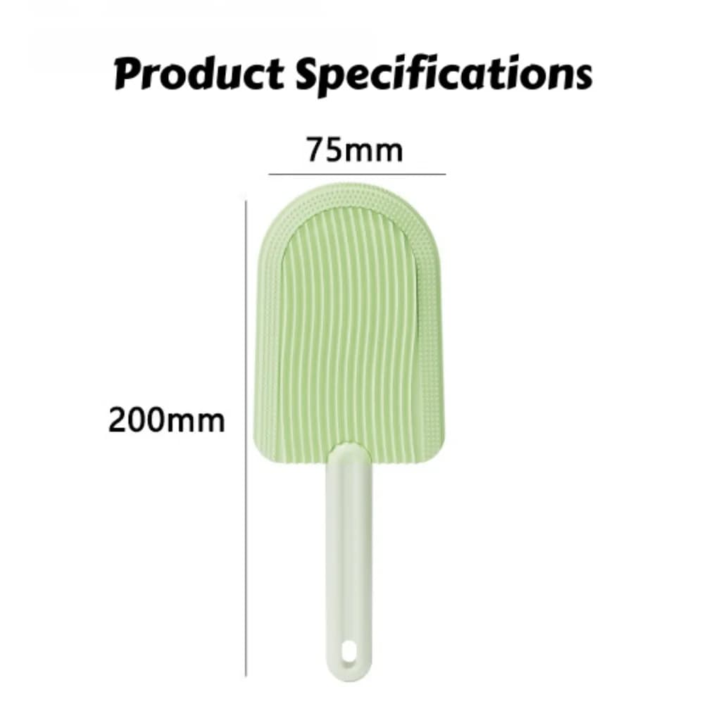 Dual-Sided Pet Grooming Brush: Detangling & Shedding Tool on One Side, Gentle Massage Bristles on the Reverse - for Pets