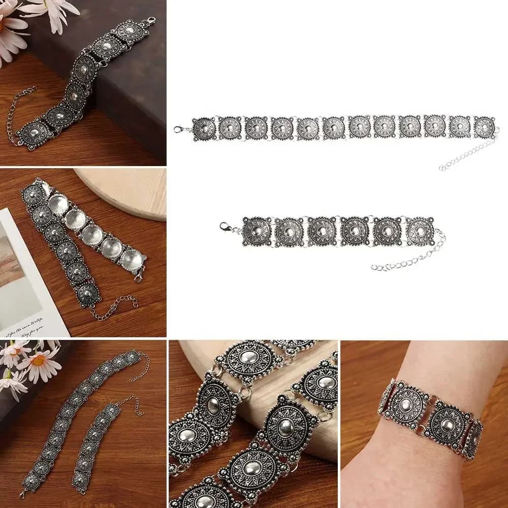 Boho jewelry accessories include fashionable bracelets necklaces wrist jewelry and neck jewelry.