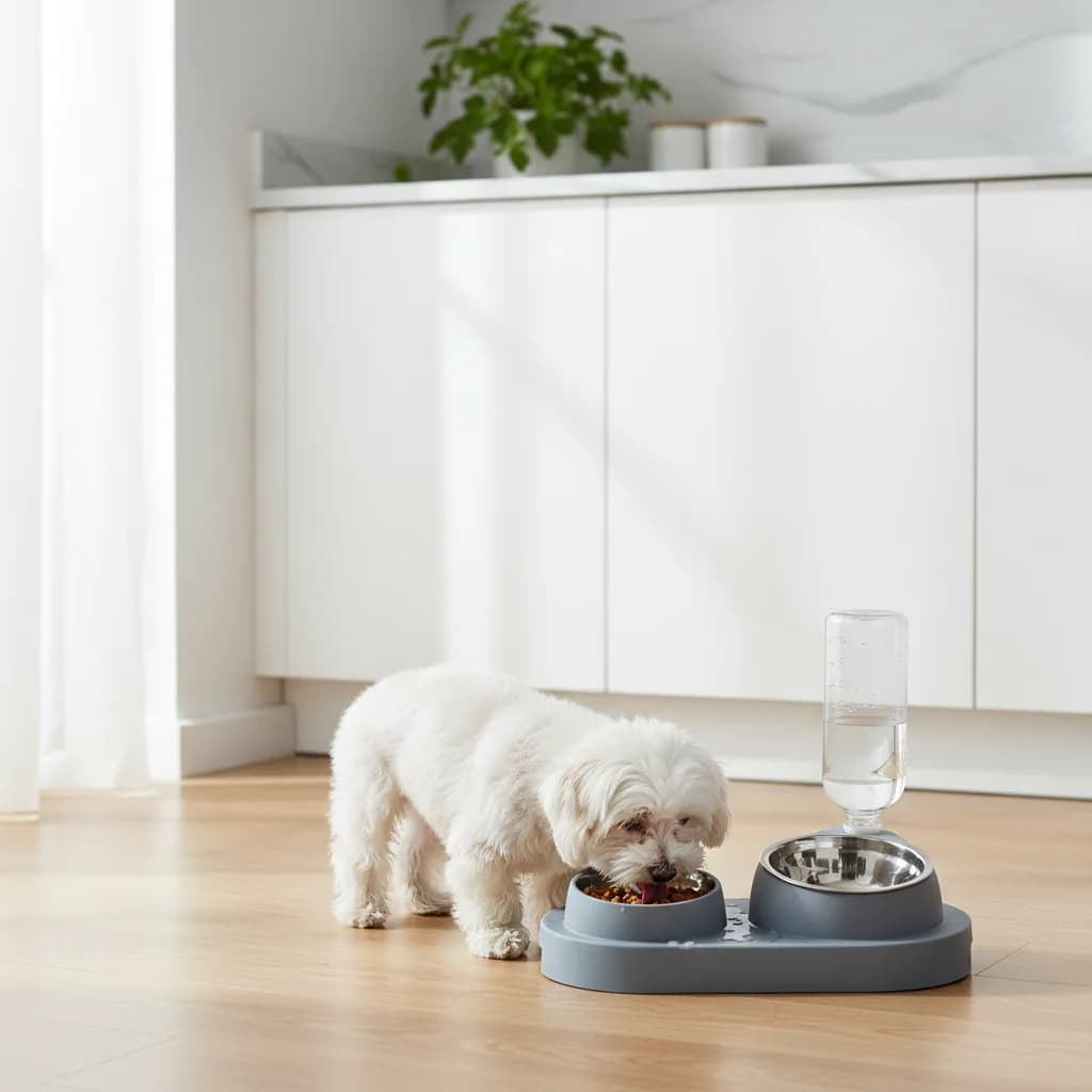 Pet Bowls Automatic Water Dispenser Feeder Cat Dog Food Water Bowl Non-Slip Pet Feeding Supplies