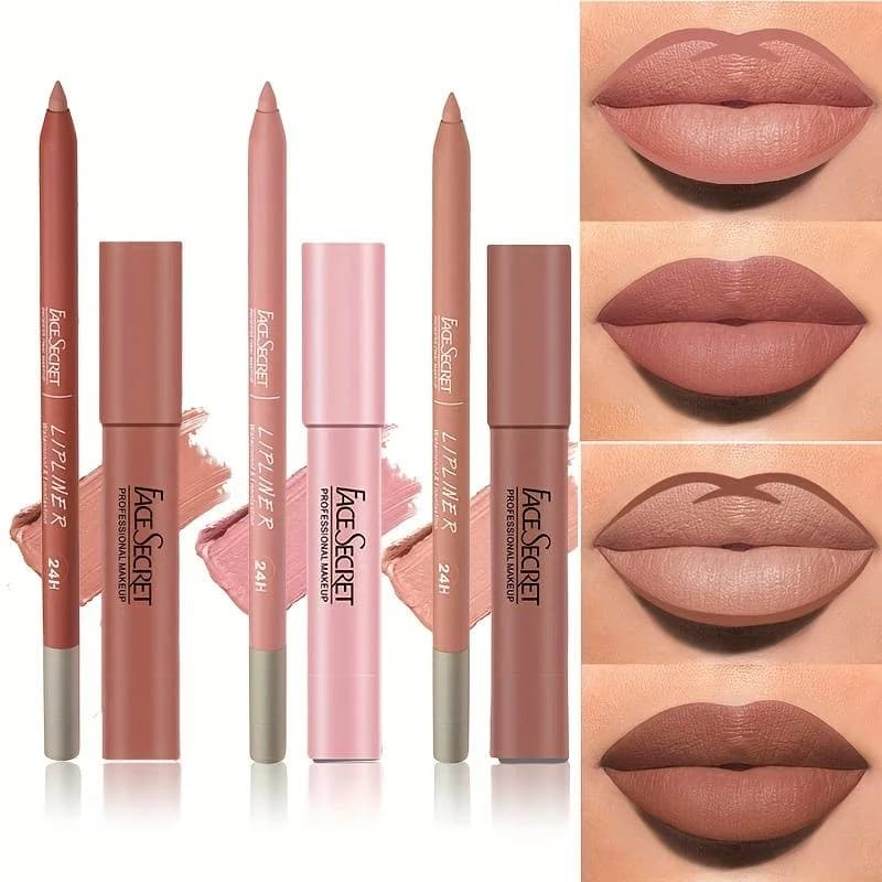 Matte Lipliner and Lipstick Set