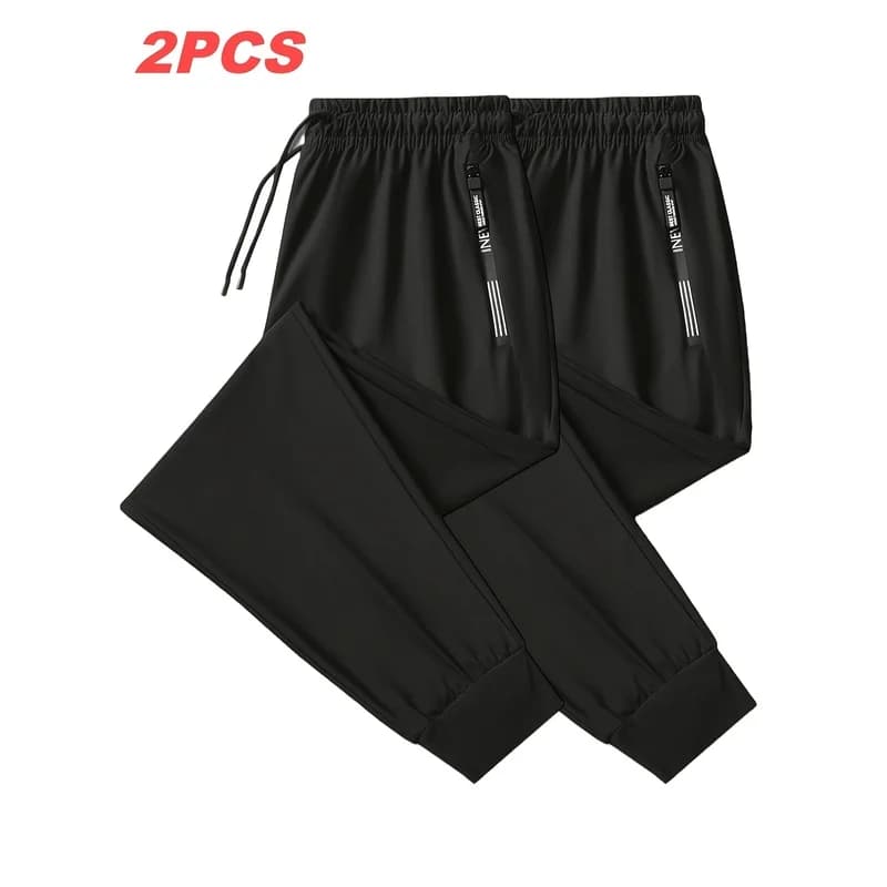 Men's Athletic Jogger Pants 2-Pack