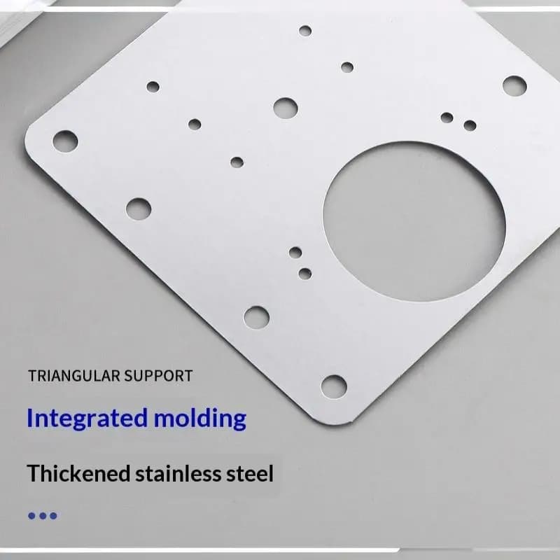 Stainless Steel Hinge Repair Bracket Kit 4-Piece