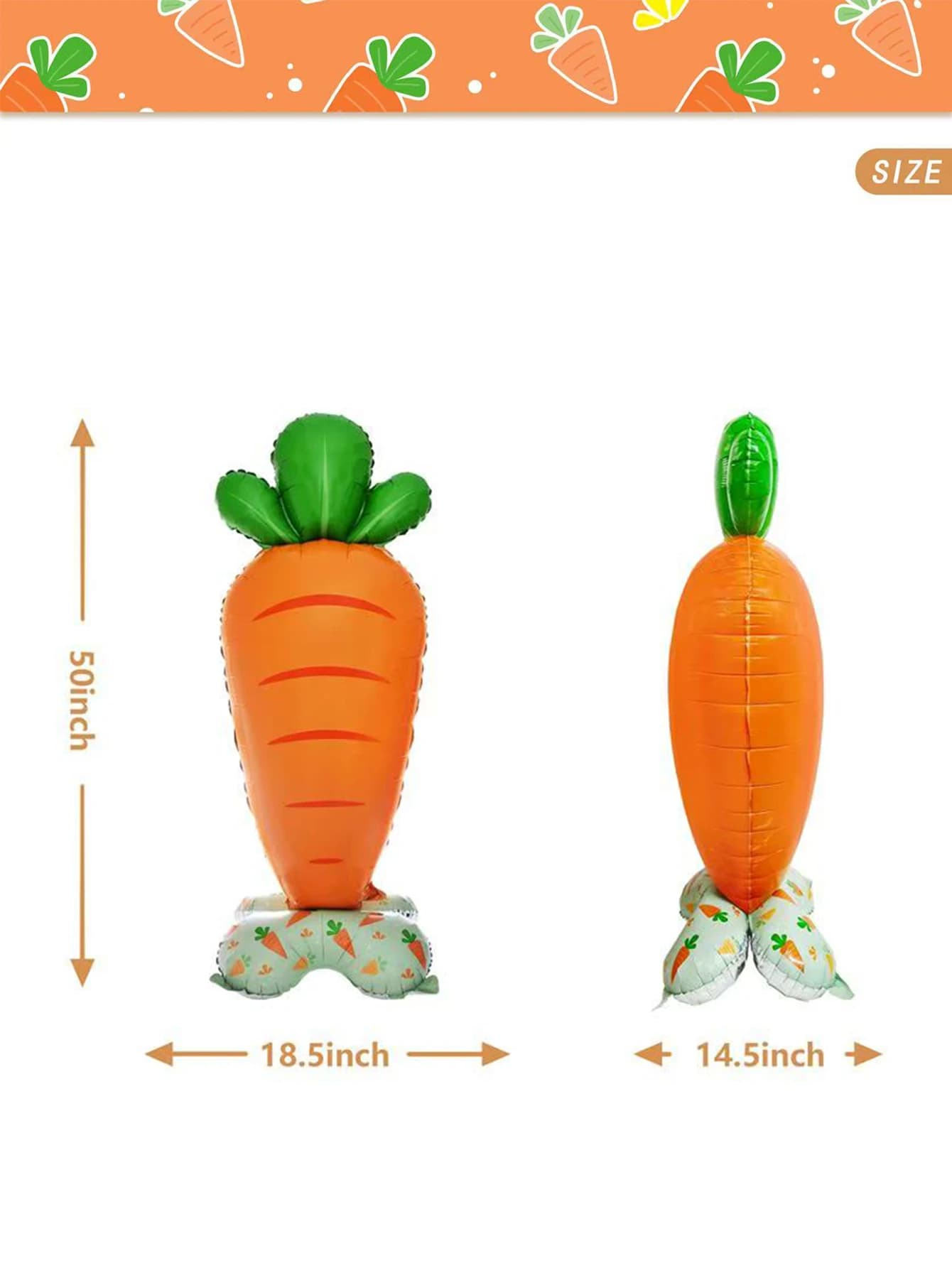 1 pack of strawberry, lemon, watermelon, avocado, carrot, pineapple standing balloons for birthday party theme party decoration