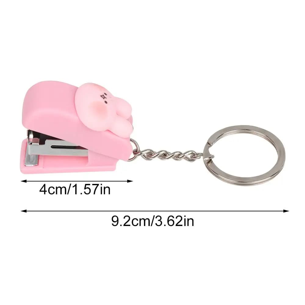 Mini Stapler with Document Clips and Paper Clips Set