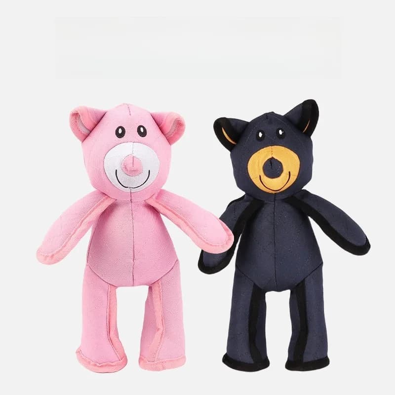 Dog Toys Domineering Chewers Plush Dogs Squeaking Toys Teddy Bear Keep Busy Durable Tough Heavy-duty Chew Dog Toys Large Dogs