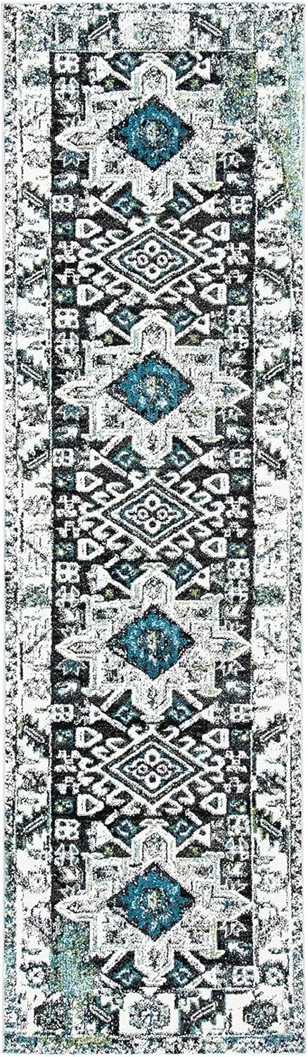 Persian Geometric Runner Rug