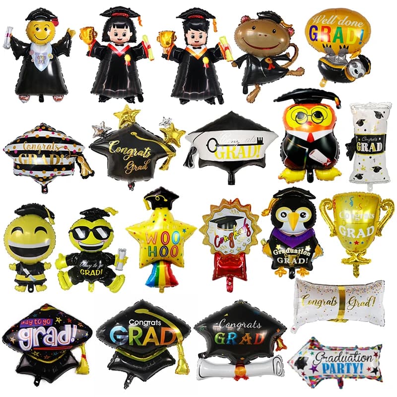 Graduation Owl Foil Balloon
