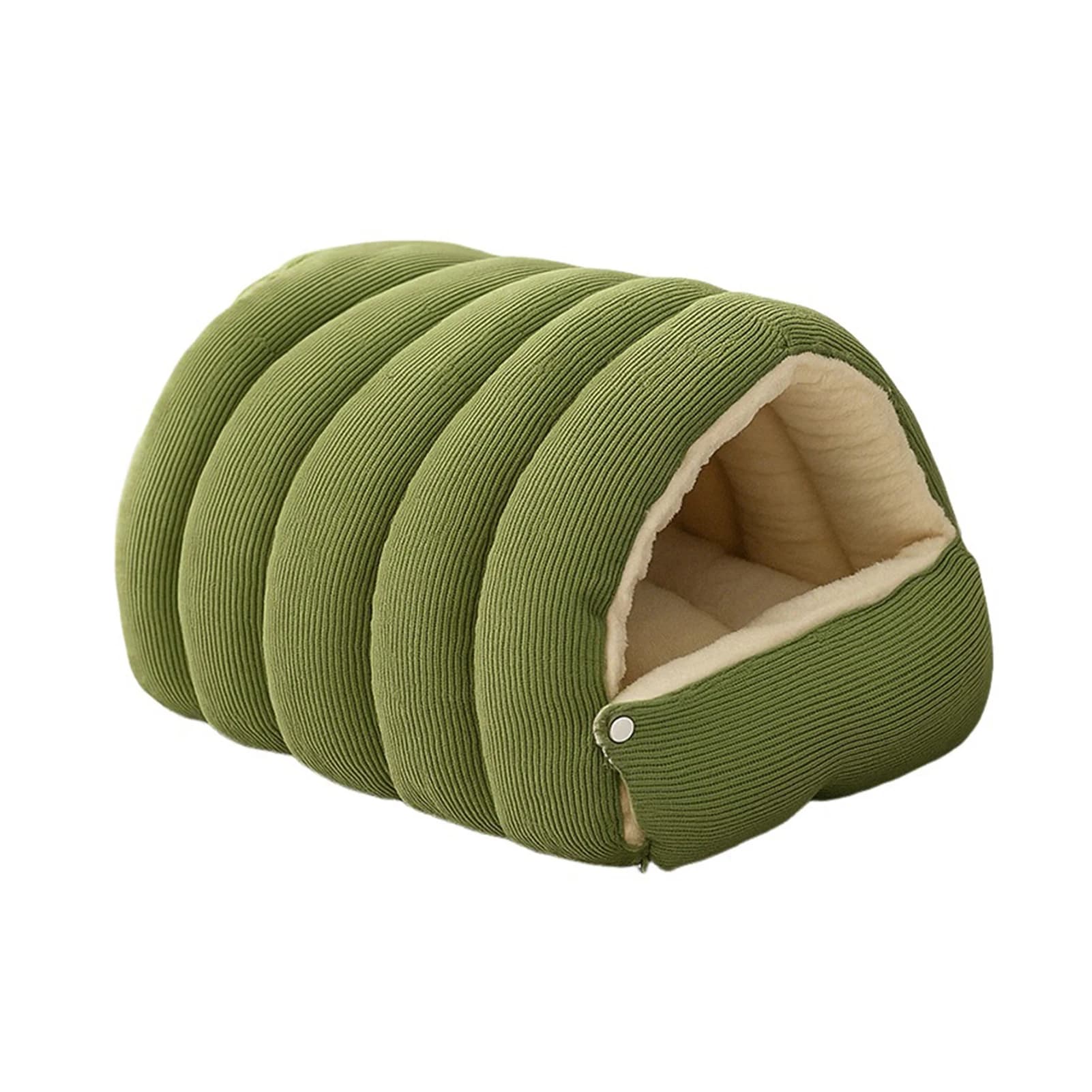 Removable Plush Pet Cave Bed