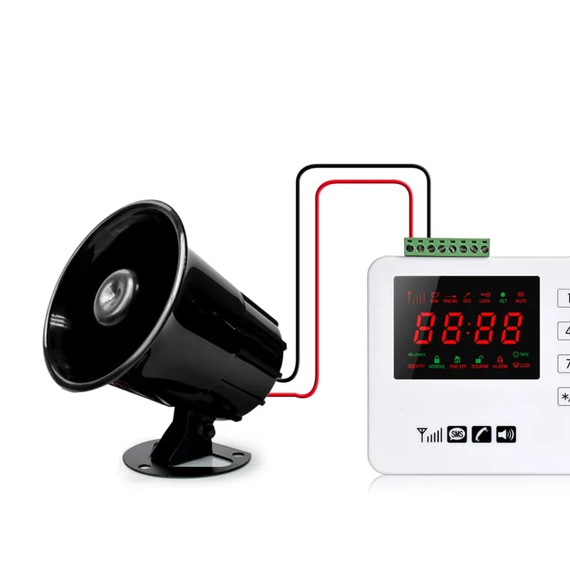12V Outdoor Alarm Siren Speaker 110dB