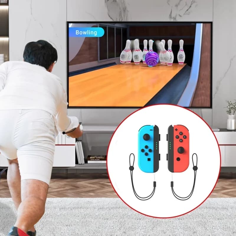 Game Controller Accessories Kit, Comfort Grip Handle Wrist Strap, Wireless Gaming Remote Grip Holder for Handheld Console