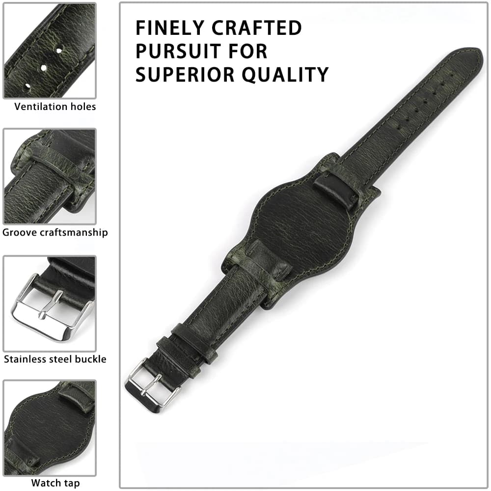 Leather Watch Strap Band