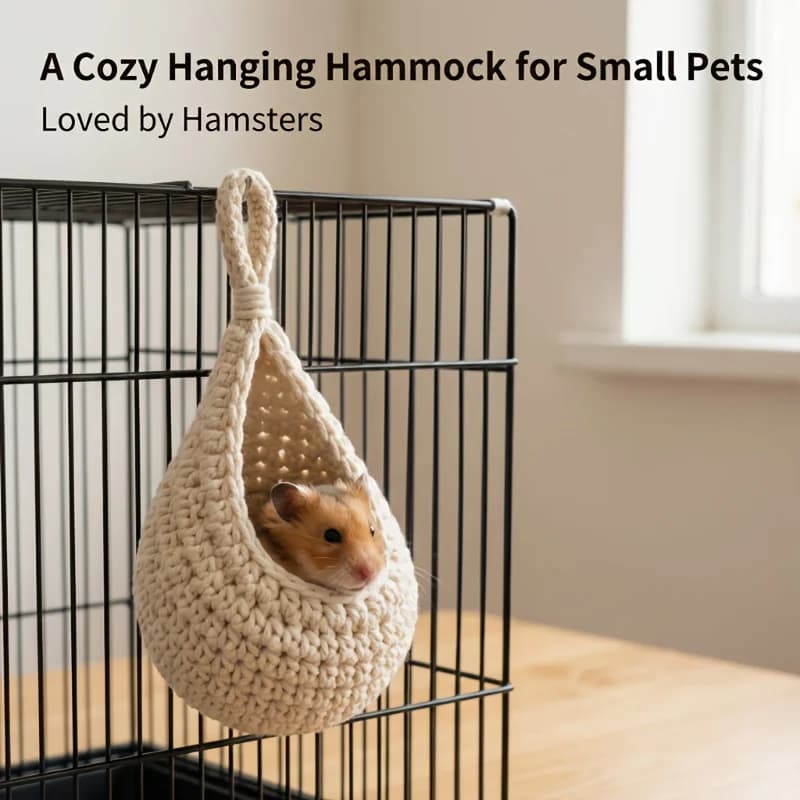 Small Pet Hanging Hammock Bed