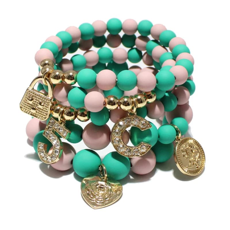 Bohemian Stretch Beaded Bracelets Set