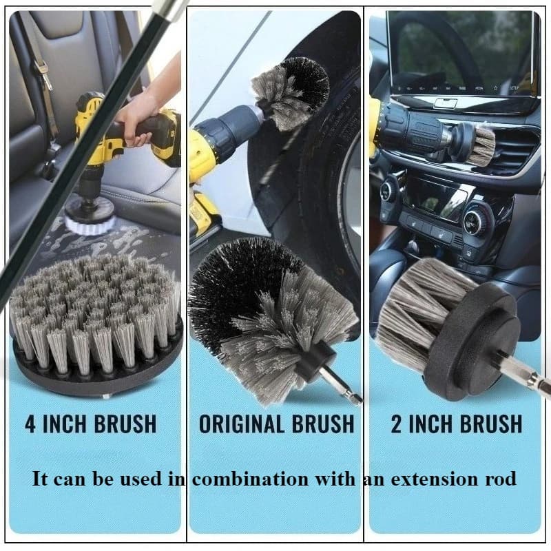 Cleaning Tools Drill Brush Kit Electric Scrubber Brush for Cleaning Bathroom Bathtub Cleaning Brush Scrub Drill Cleaning Kit