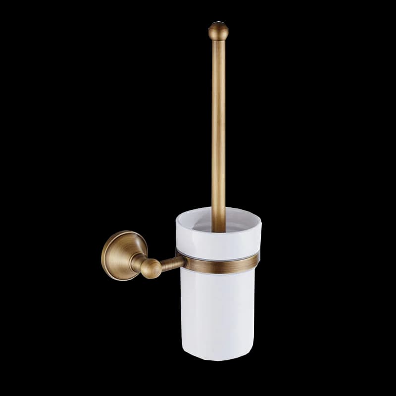 Luxury Solid Brass Bathroom Accessories Set: Towel Bar, Paper Holder, Towel Ring, Robe Hook - Complete Modern Bathroom Set