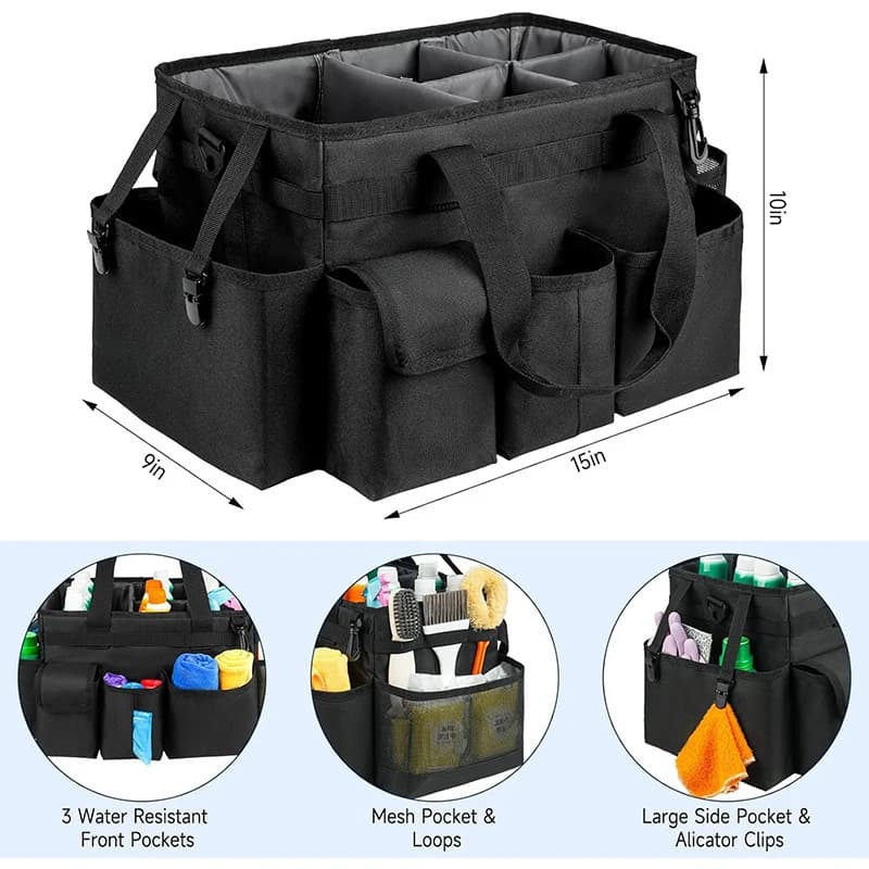 Portable Cleaning Supplies Storage Bag