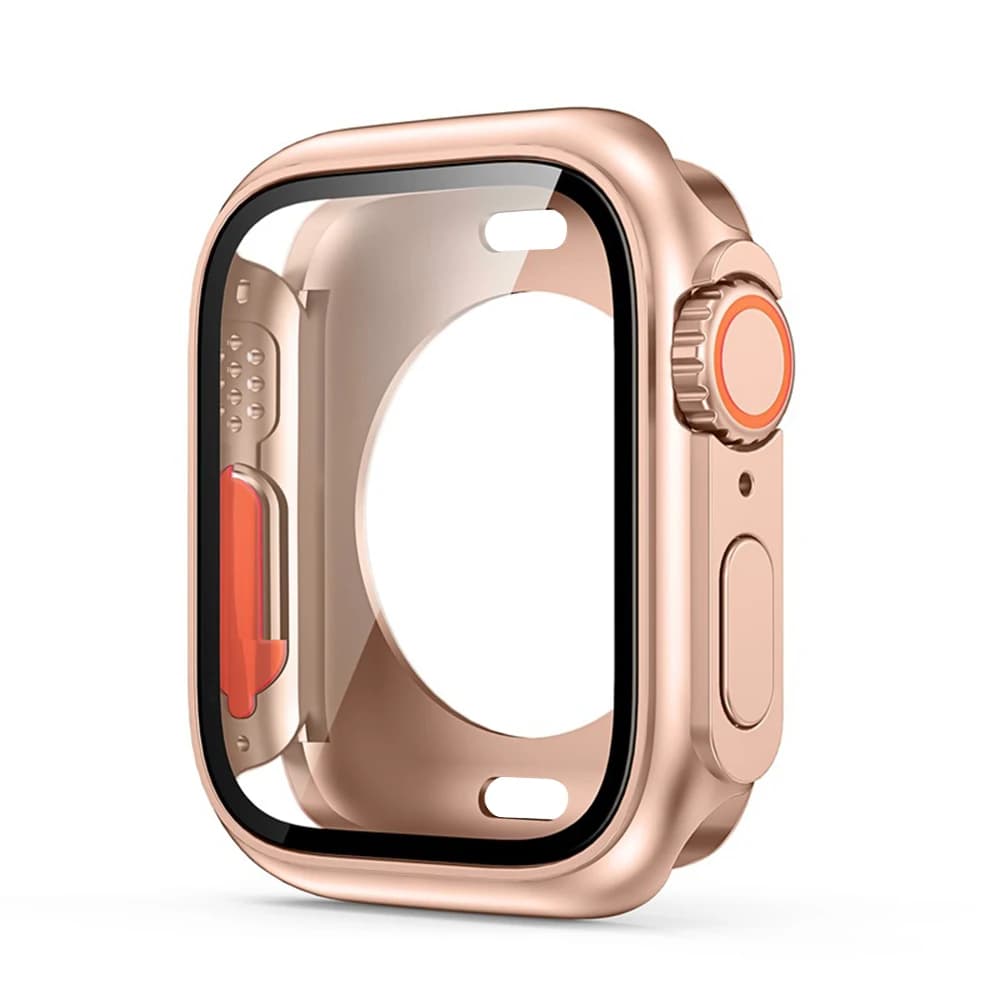 Screen Protector for Apple Watch Case 46mm 45mm 44mm 40mm 41mm 42mm Change To Ultra Hard Cover for iWatch 11 10 9 8 7 6 5 4 SE