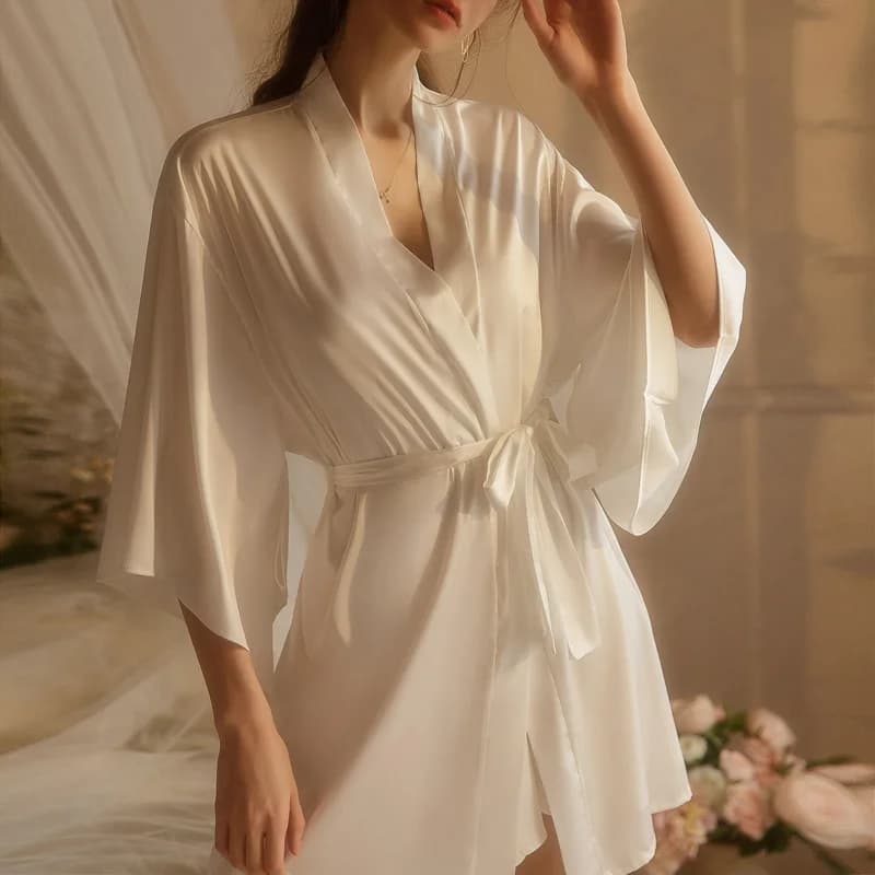 French Lace Nightgown With Embroidery