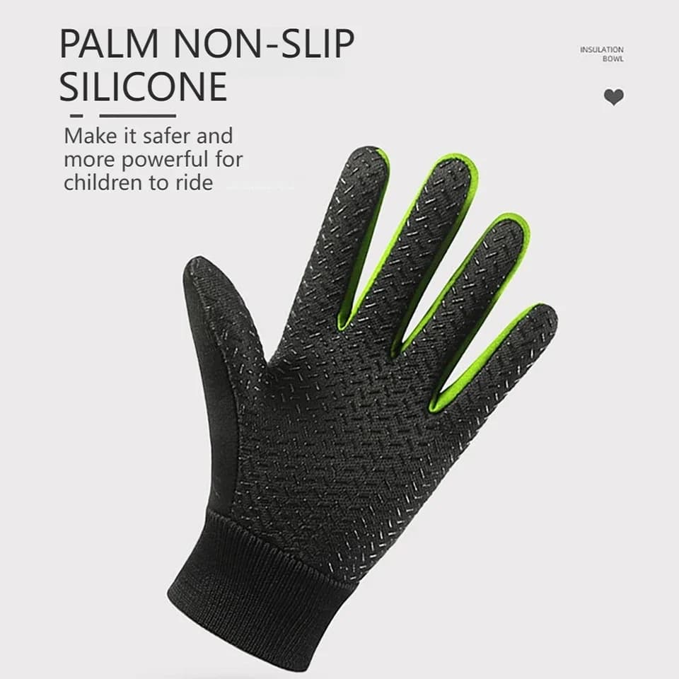 Kids Winter Water-Resistant Sports Gloves