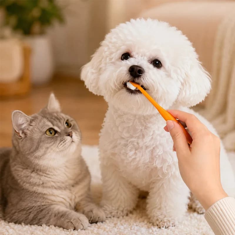 Pet Toothbrush for Dogs and Cats