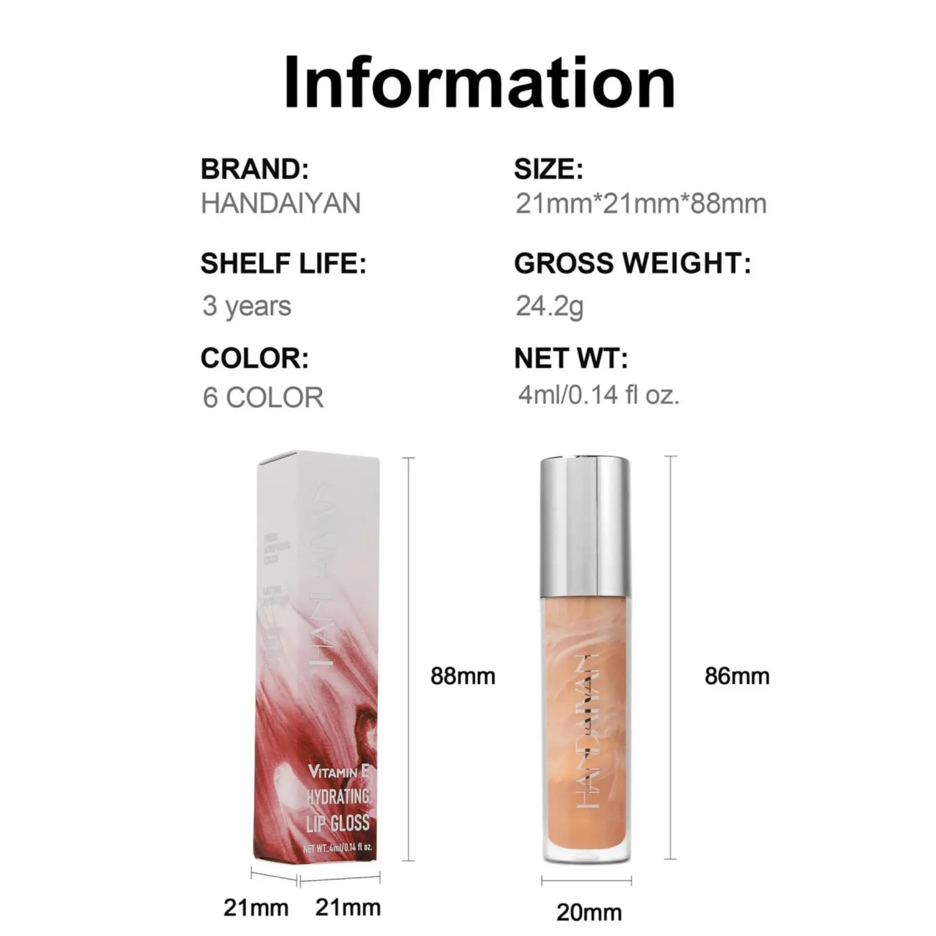 Vitamin E Hydrating Lip Gloss