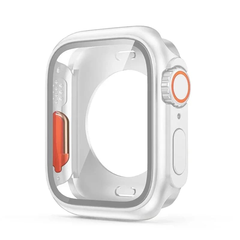 Tempered Glass+Cover For Apple Watch case 46mm 42mm 45mm 44mm 41mm 40mm Screen bumper Protector for iwatch serie 10 9 8 7 6 SE 5