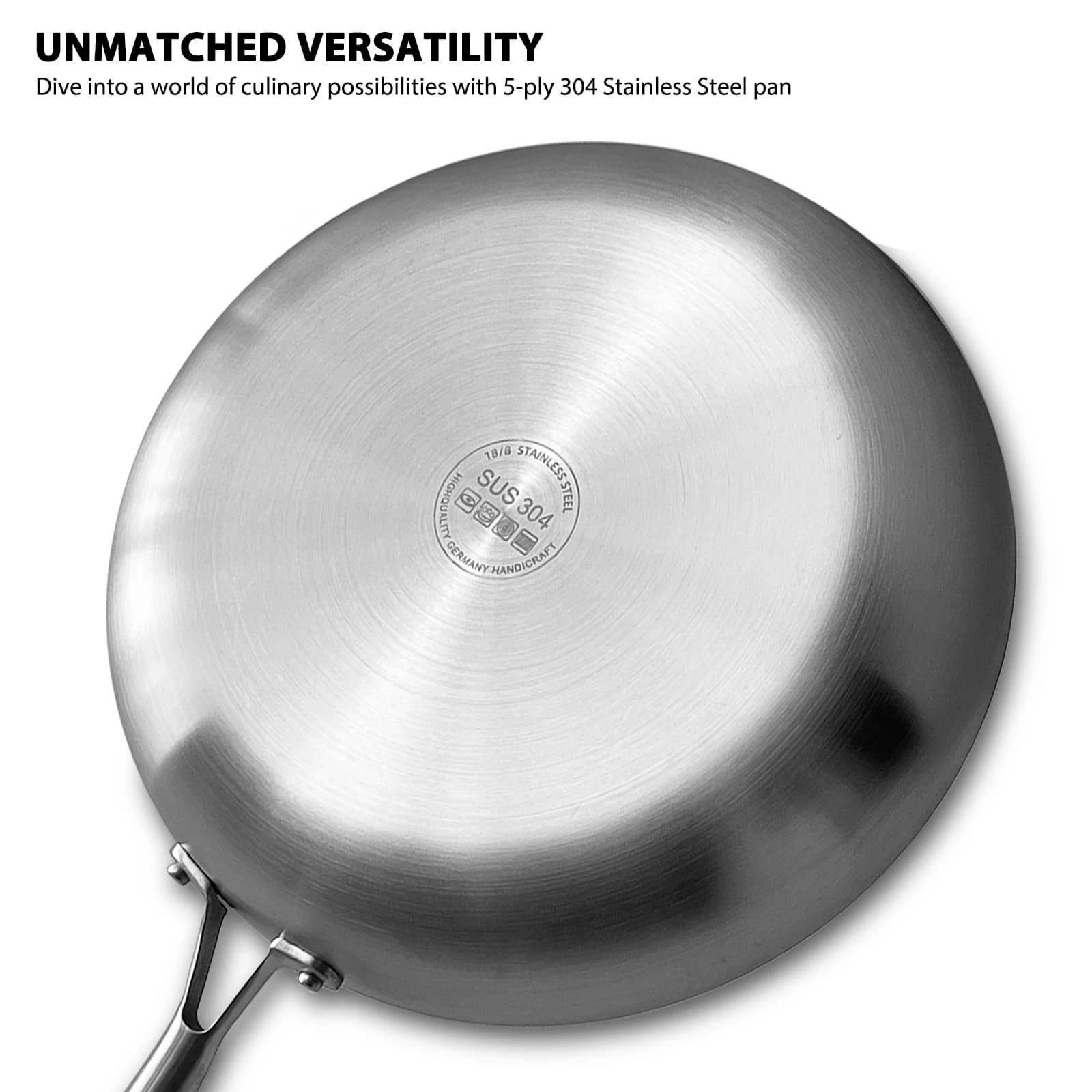 11-Inch Stainless Steel Frying Pan