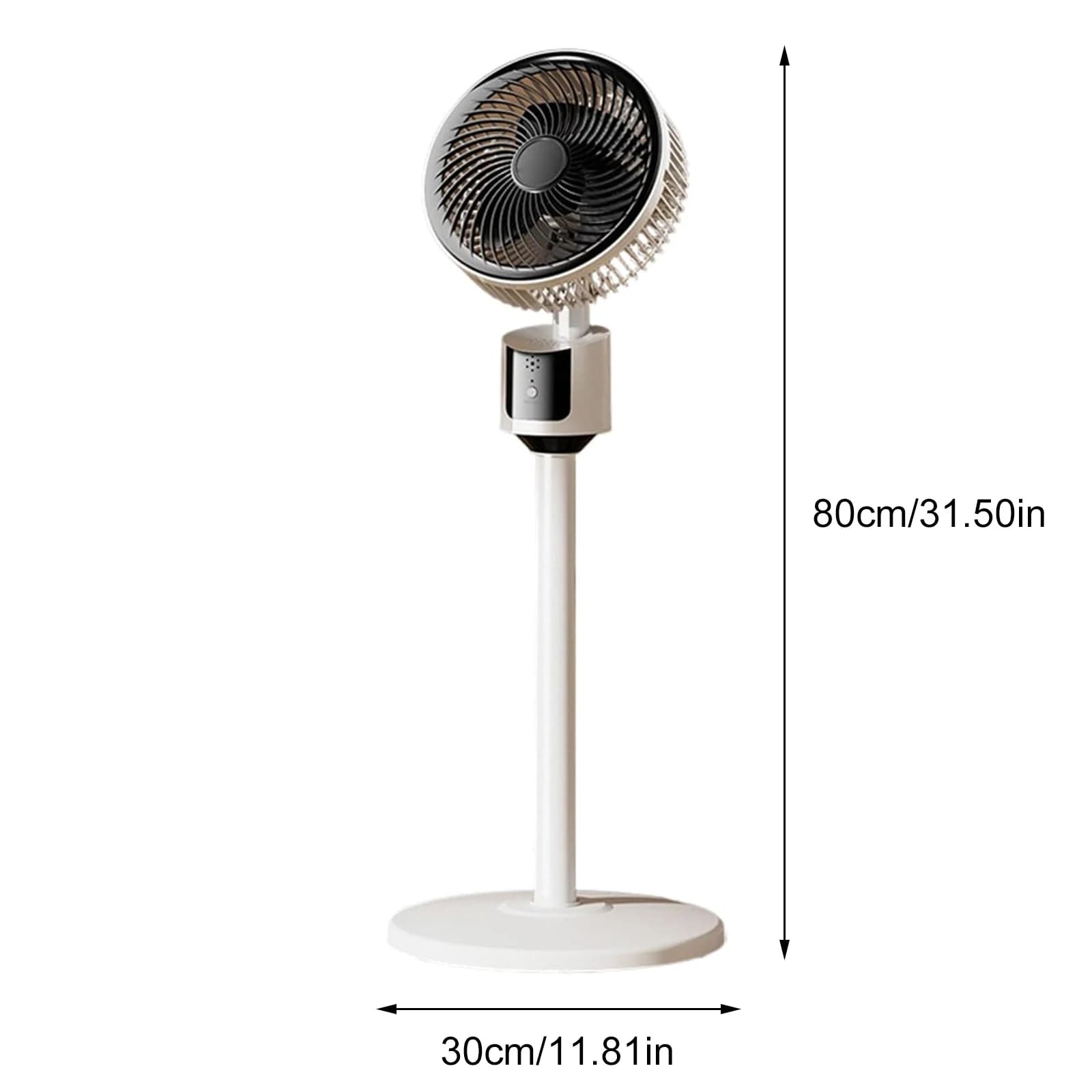 Pedestal Floor Fan USB Direct Plug Quiet 3-Speed