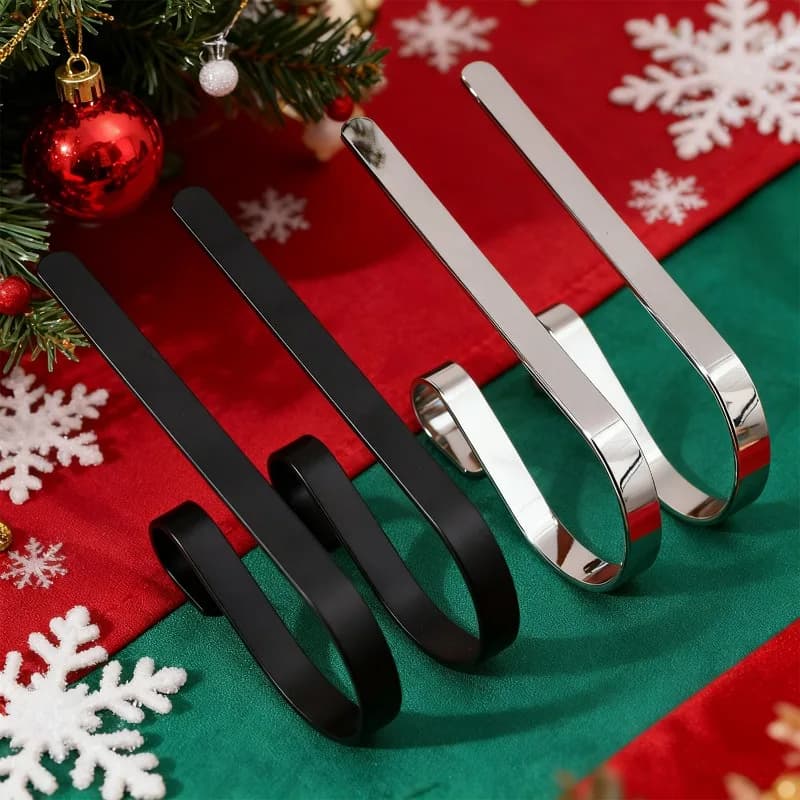 Adjustable Mantle Stocking Hooks