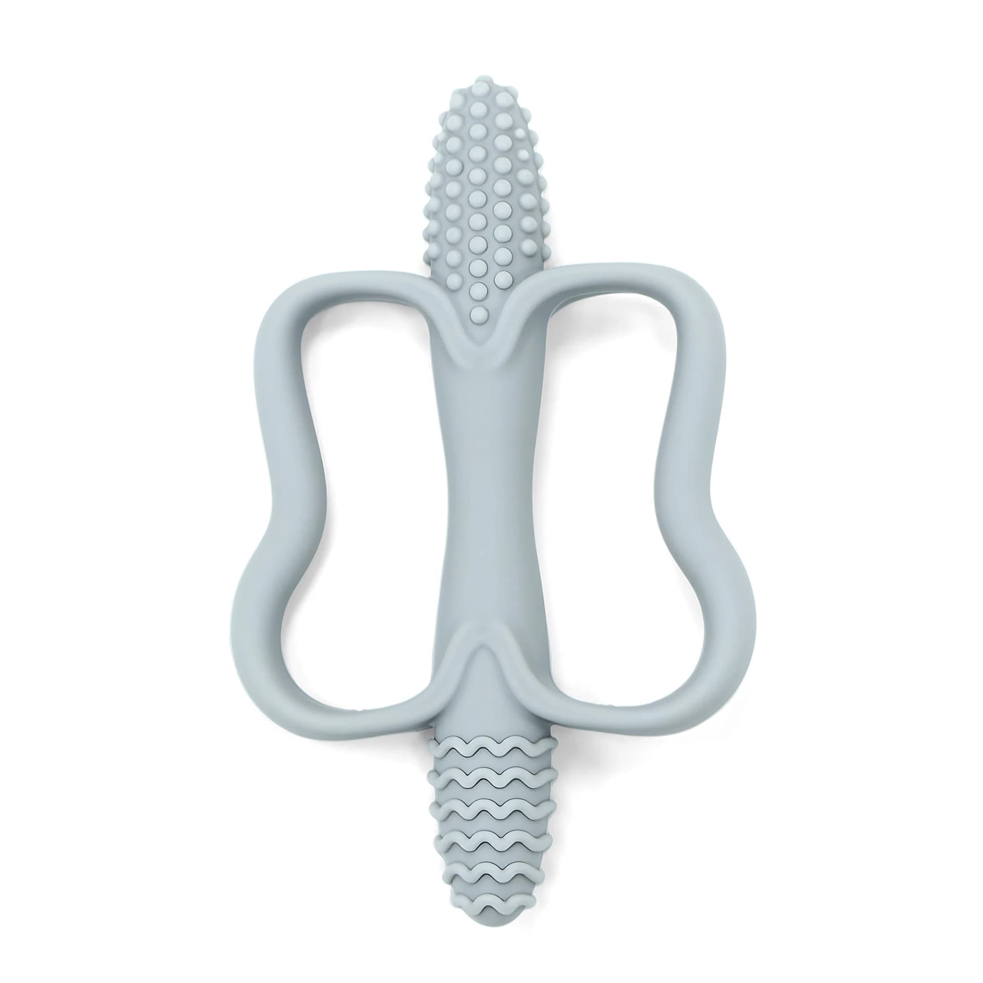 Baby teething toys with easy-grip handles, silicone teething toys, suitable for babies 0-6 months, 6-12 months
